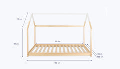 Lit cabane Céleste 90 x 190cm