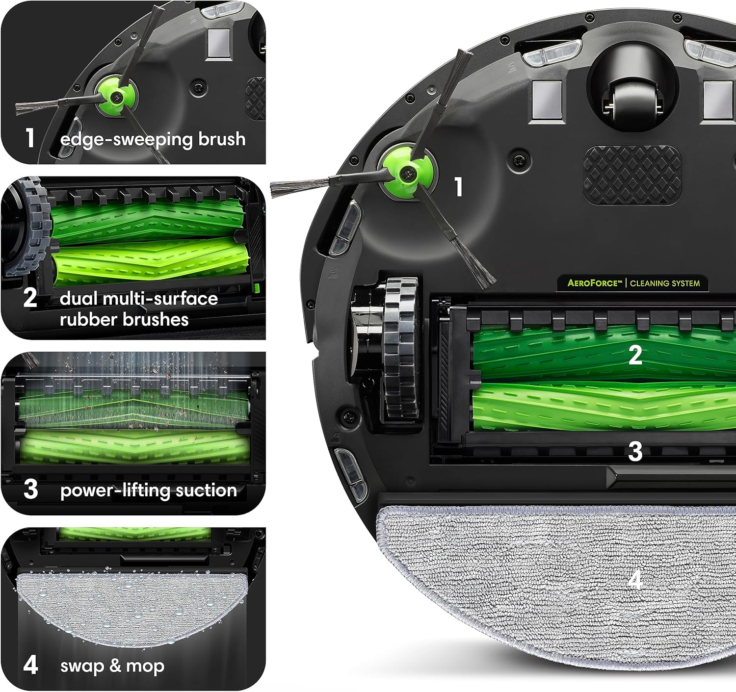 Aspirateur robot iRobot Roomba Combo j5